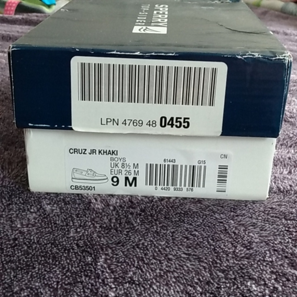 Boys casual Sperry shoes